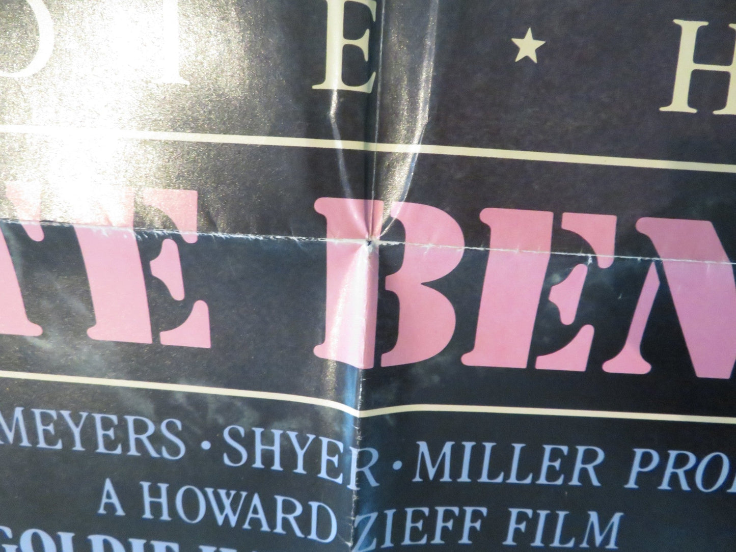 PRIVATE BENJAMIN FOLDED US ONE SHEET POSTER GOLDIE HAWN EILEEN BRENNAN 1980 Rendezvous Cinema Movie posters