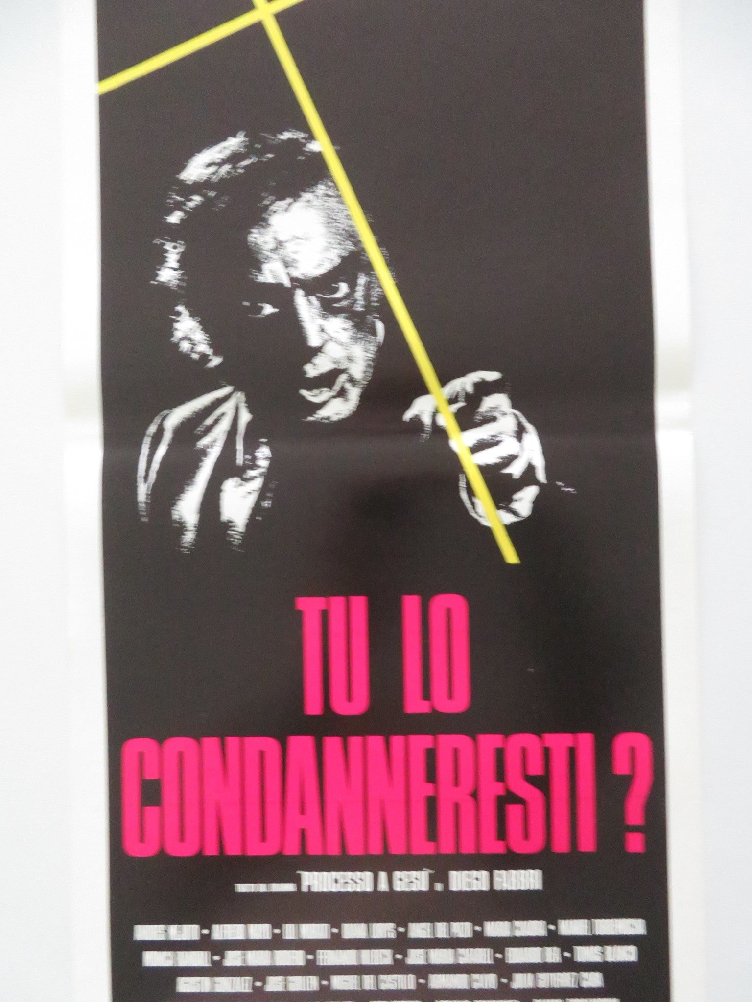 PROCESO A JESUS ITALIAN LOCANDINA POSTER ANDRES MEJUTO ALFREDO MAYO 1975 Movie posters