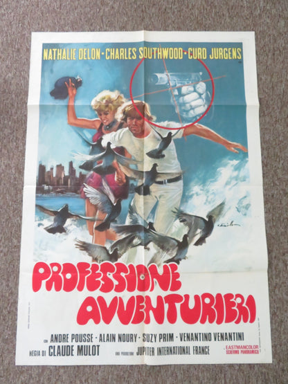 PROFESSION: ADVENTURERS ITALIAN 2 FOGLIO POSTER NATHALIE DELON C. SOUTHWOOD 1973 Rendezvous Cinema Movie posters