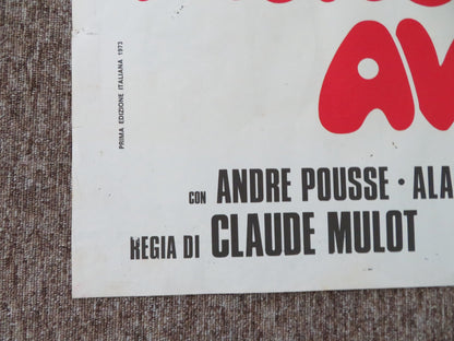 PROFESSION: ADVENTURERS ITALIAN 2 FOGLIO POSTER NATHALIE DELON C. SOUTHWOOD 1973 Rendezvous Cinema Movie posters