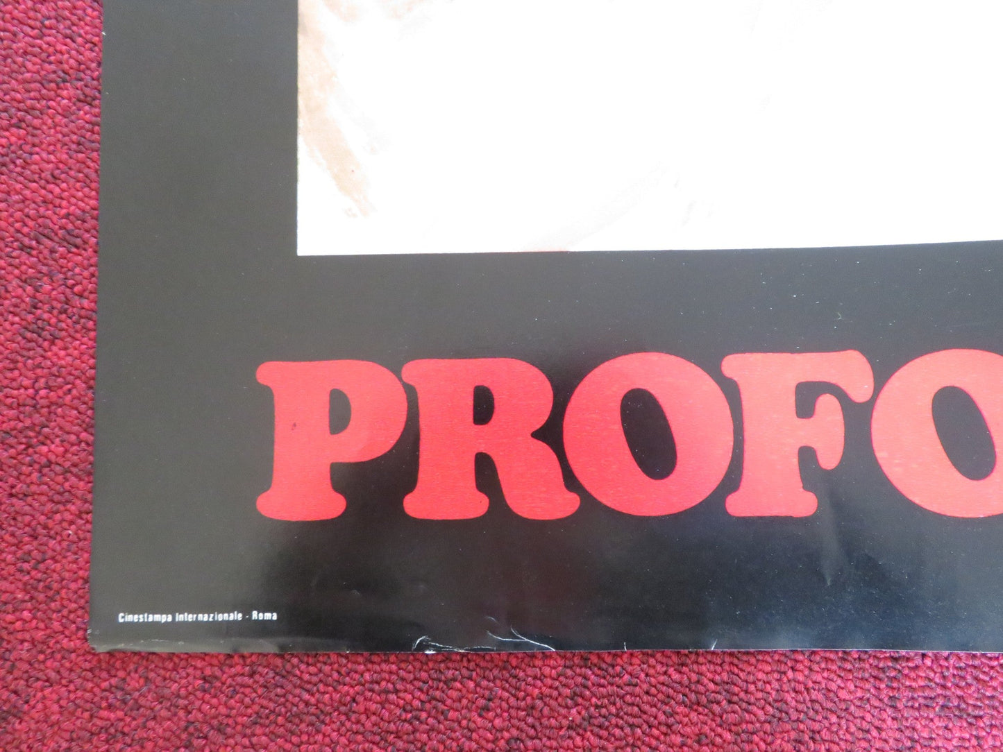 PROFONDO PORNO - A ITALIAN FOTOBUSTA POSTER ANGELIQUE BERNARD AXEL BERGER 1977 Rendezvous Cinema Movie posters