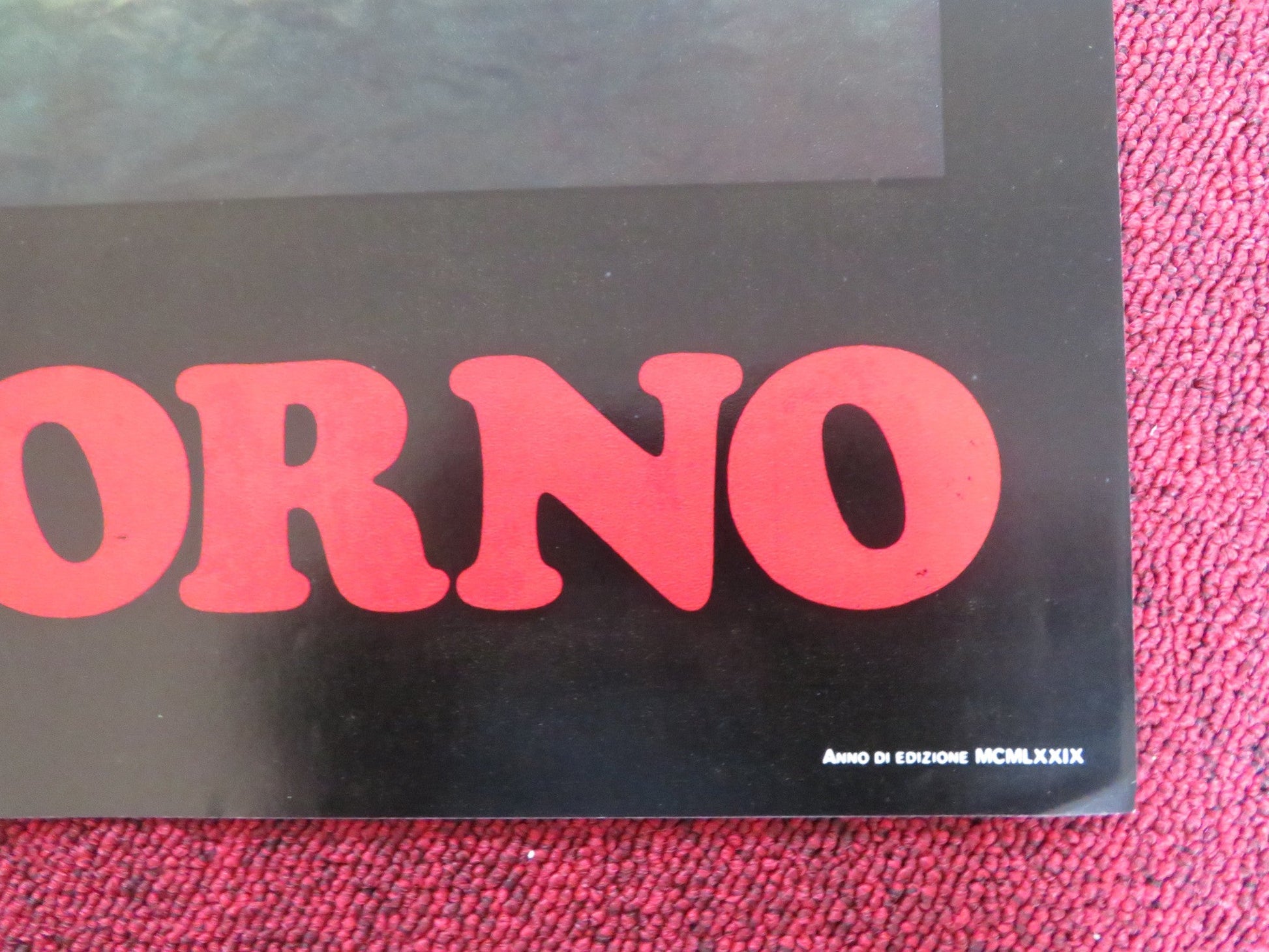 PROFONDO PORNO - B ITALIAN FOTOBUSTA POSTER ANGELIQUE BERNARD AXEL BERGER 1977 Rendezvous Cinema Movie posters