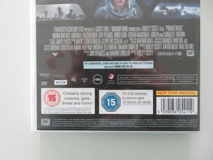 Prometheus (DVD) Noomi Rapace Michael Fassbender 2012 Region 2 Movie posters