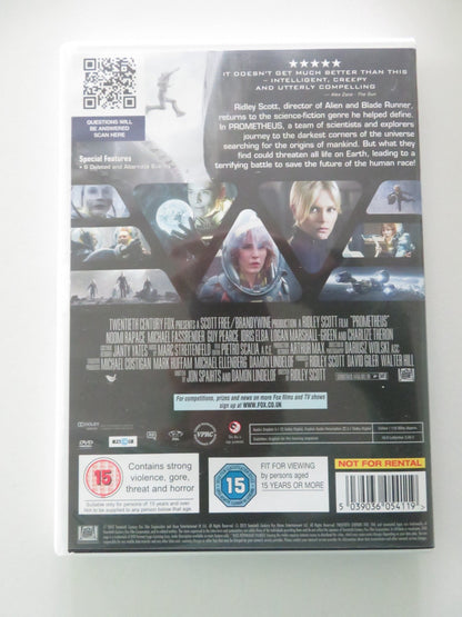 Prometheus (DVD) Noomi Rapace Michael Fassbender 2012 Region 2 Movie posters