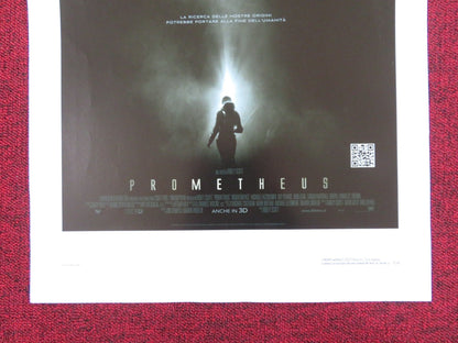PROMETHEUS ITALIAN LOCANDINA POSTER MICHAEL FASSBENDER NOOMI RAPACE 2012 Rendezvous Cinema Movie posters