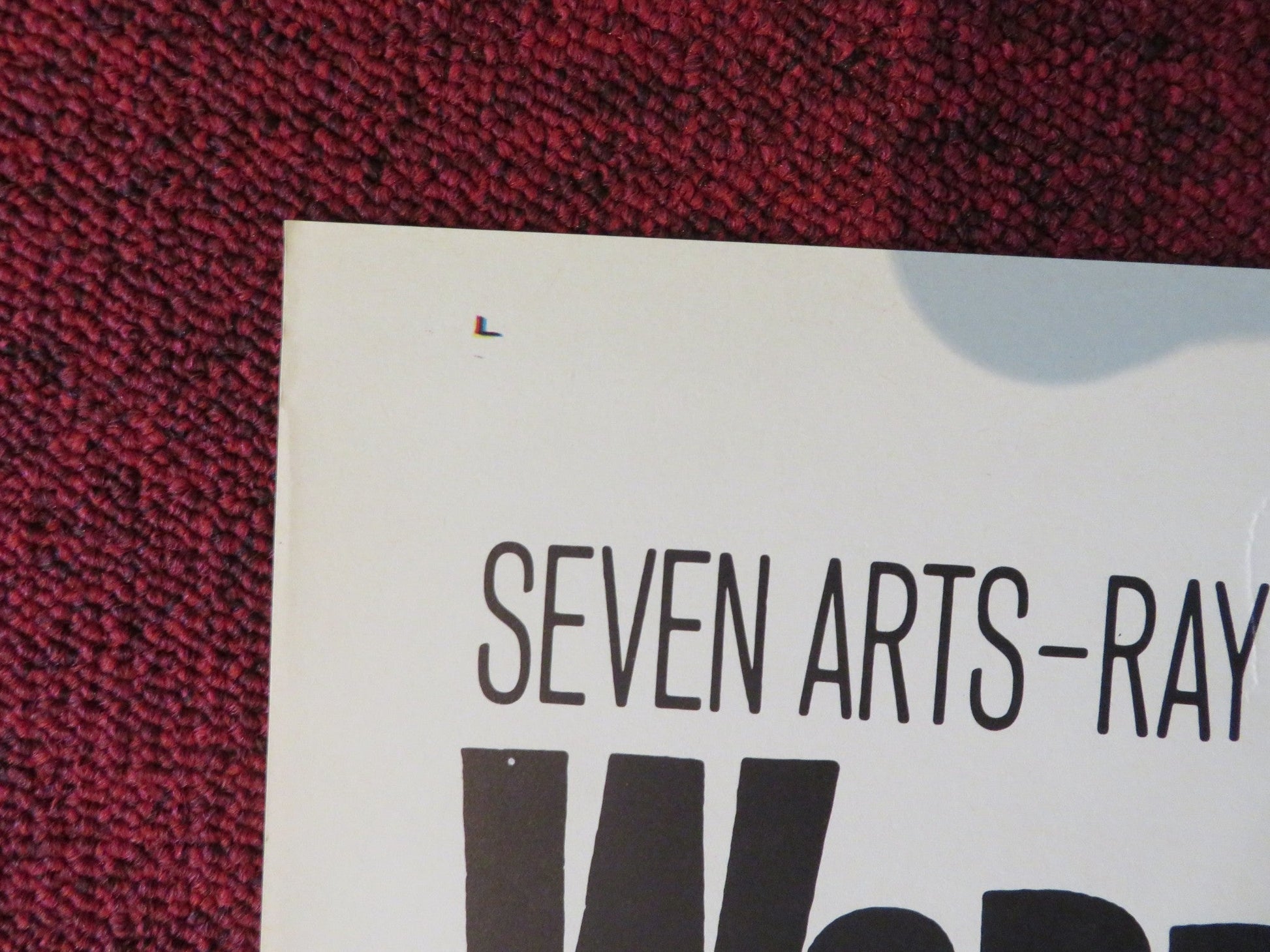 PROMISE HER ANYTHING FOLDED US ONE SHEET POSTER WARREN BEATTY LESLIE CARON 1965 Rendezvous Cinema Movie posters