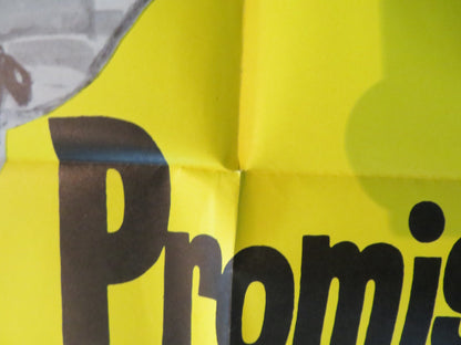 PROMISE HER ANYTHING FOLDED US ONE SHEET POSTER WARREN BEATTY LESLIE CARON 1965 Rendezvous Cinema Movie posters