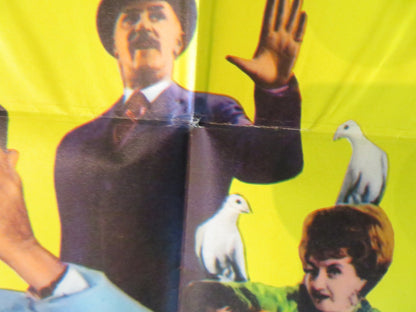 PROMISE HER ANYTHING FOLDED US ONE SHEET POSTER WARREN BEATTY LESLIE CARON 1965 Rendezvous Cinema Movie posters