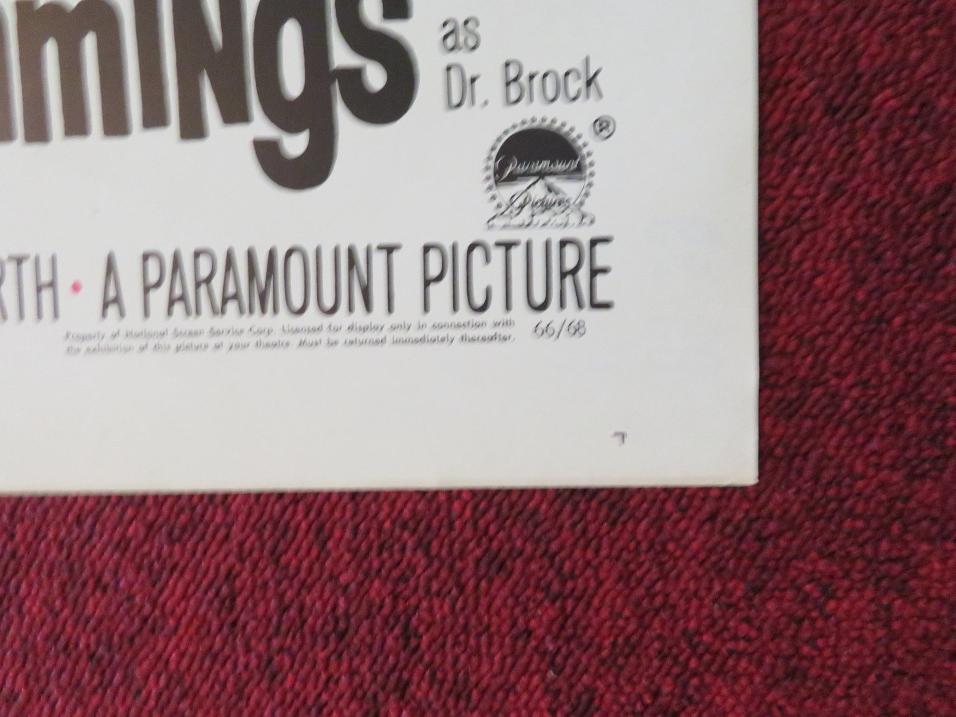 PROMISE HER ANYTHING FOLDED US ONE SHEET POSTER WARREN BEATTY LESLIE CARON 1965 Rendezvous Cinema Movie posters