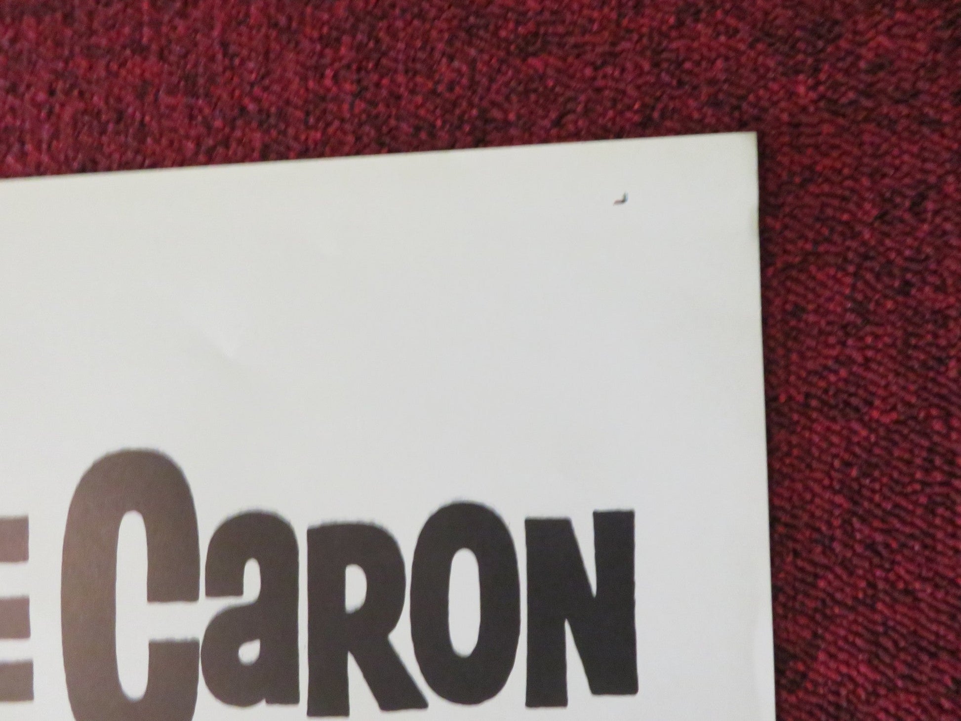 PROMISE HER ANYTHING FOLDED US ONE SHEET POSTER WARREN BEATTY LESLIE CARON 1965 Rendezvous Cinema Movie posters