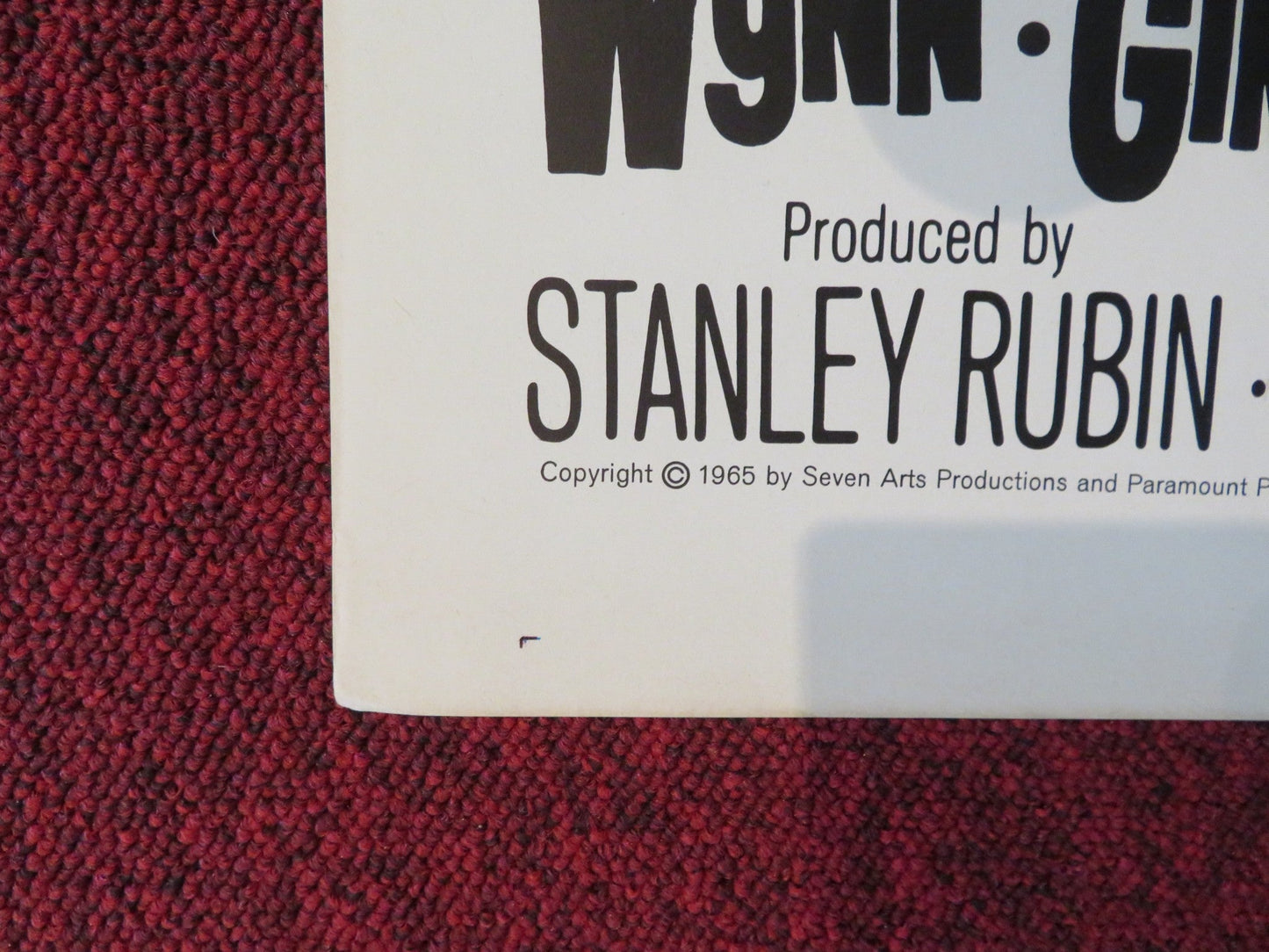 PROMISE HER ANYTHING FOLDED US ONE SHEET POSTER WARREN BEATTY LESLIE CARON 1965 Rendezvous Cinema Movie posters