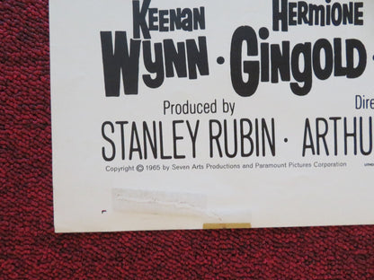 PROMISE HER ANYTHING FOLDED US ONE SHEET POSTER WARREN BEATTY LESLIE CARON 1966 Movie posters