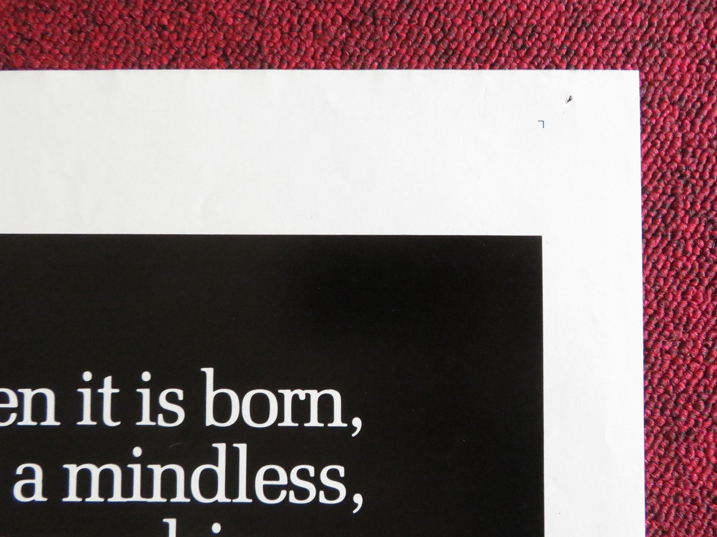 PROPHECY - B FOLDED US ONE SHEET POSTER TALIA SHIRE ROBERT FOXWORTH 1979 Rendezvous Cinema Movie posters