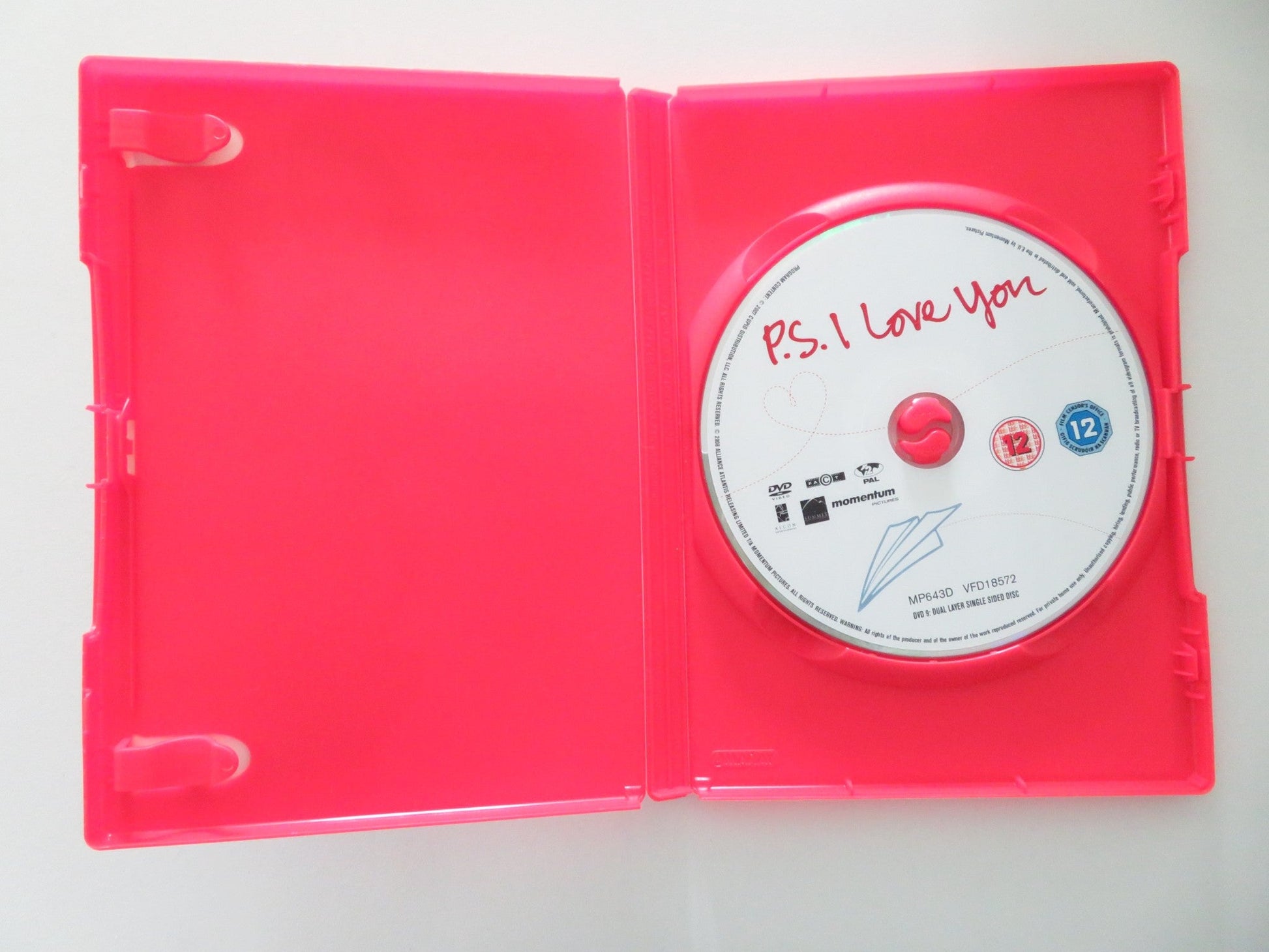 P.S. I Love You (DVD) Hilary Swank Gerard Butler 2007 Region 2 Movie posters