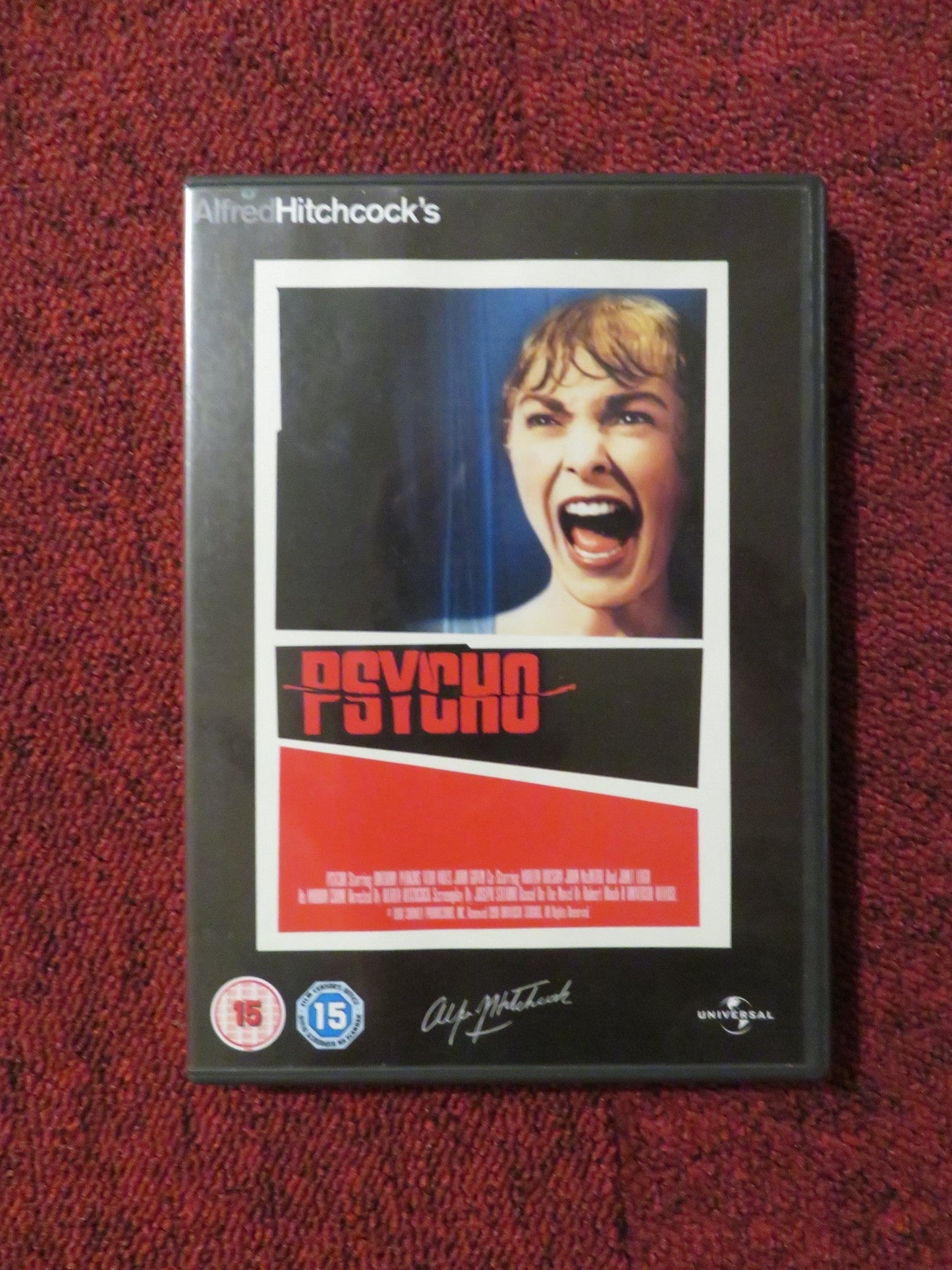 PSYCHO (DVD) ANTHONY PERKINS VERA MILES 1960 REGION 2 Rendezvous Cinema Movie posters