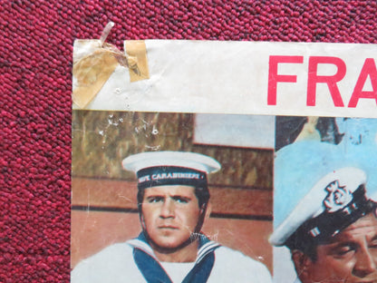 PUGNI, PUPE E MARINAI - B ITALIAN FOTOBUSTA POSTER UGO TOGNAZZI R. VIANELL 1961 Rendezvous Cinema Movie posters