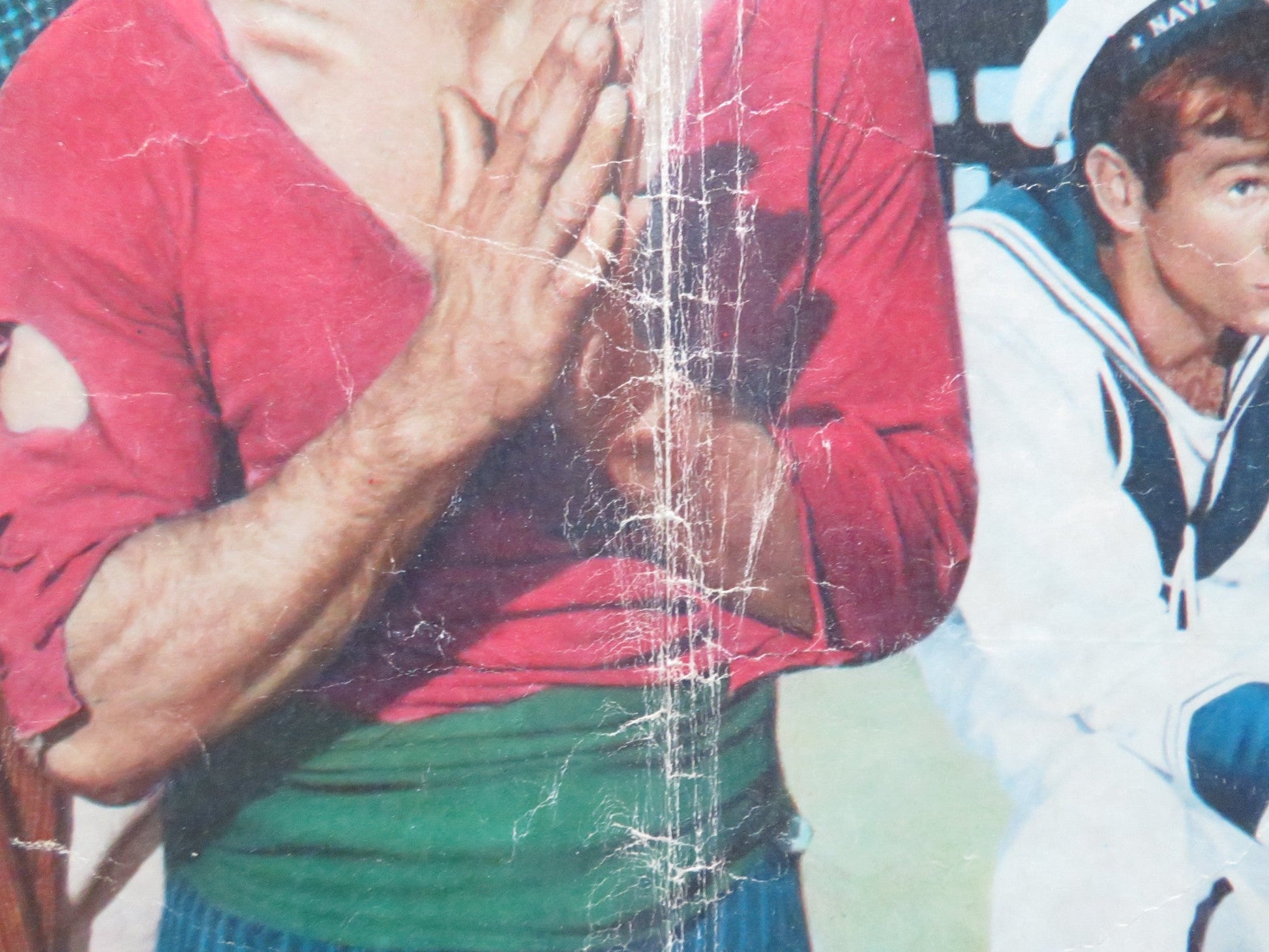 PUGNI, PUPE E MARINAI - B ITALIAN FOTOBUSTA POSTER UGO TOGNAZZI R. VIANELL 1961 Rendezvous Cinema Movie posters