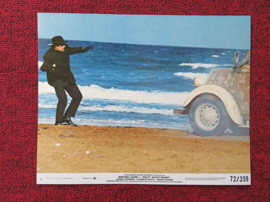 PULP - 3 LOBBY CARD MICHAEL CAINE MICKEY ROONEY 1972 Rendezvous Cinema Movie posters