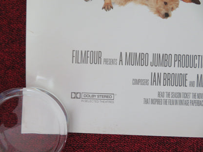 Purely Belter UK Quad Rolled Poster Kevin Whately Tim Healy 2000 Movie posters