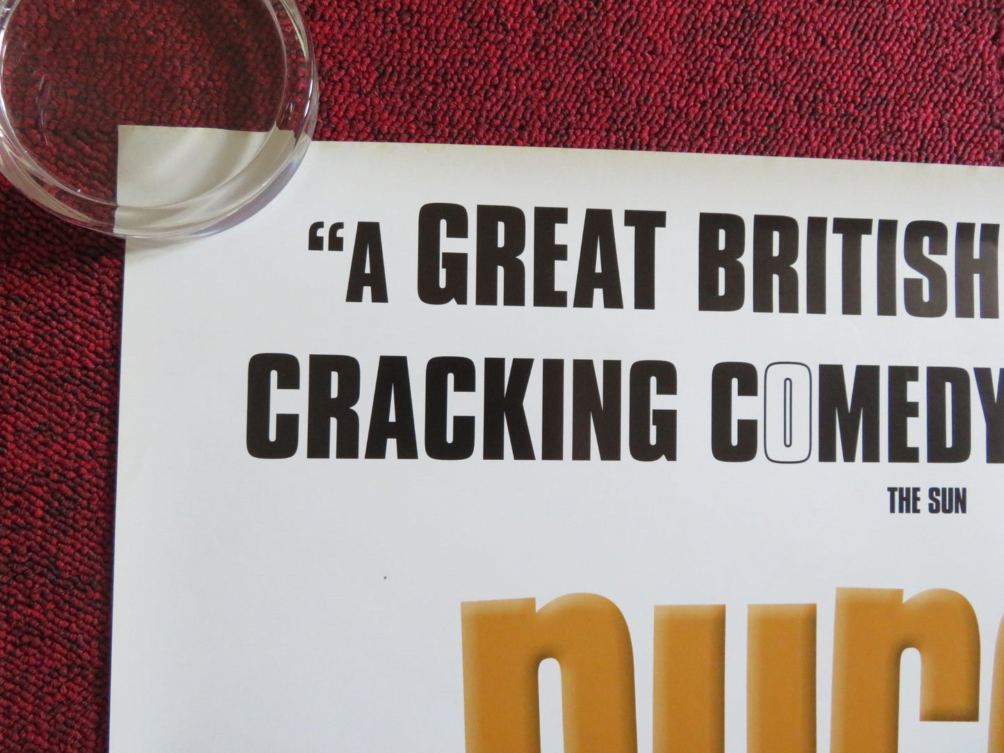 PURELY BELTER VHS VIDEO POSTER ROLLED CHRIS BEATTIE GREG MCLANE 2000 Rendezvous Cinema Movie posters