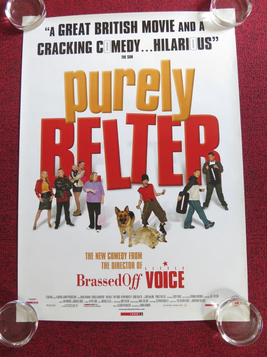 PURELY BELTER VHS VIDEO POSTER ROLLED CHRIS BEATTIE GREG MCLANE 2000 Rendezvous Cinema Movie posters