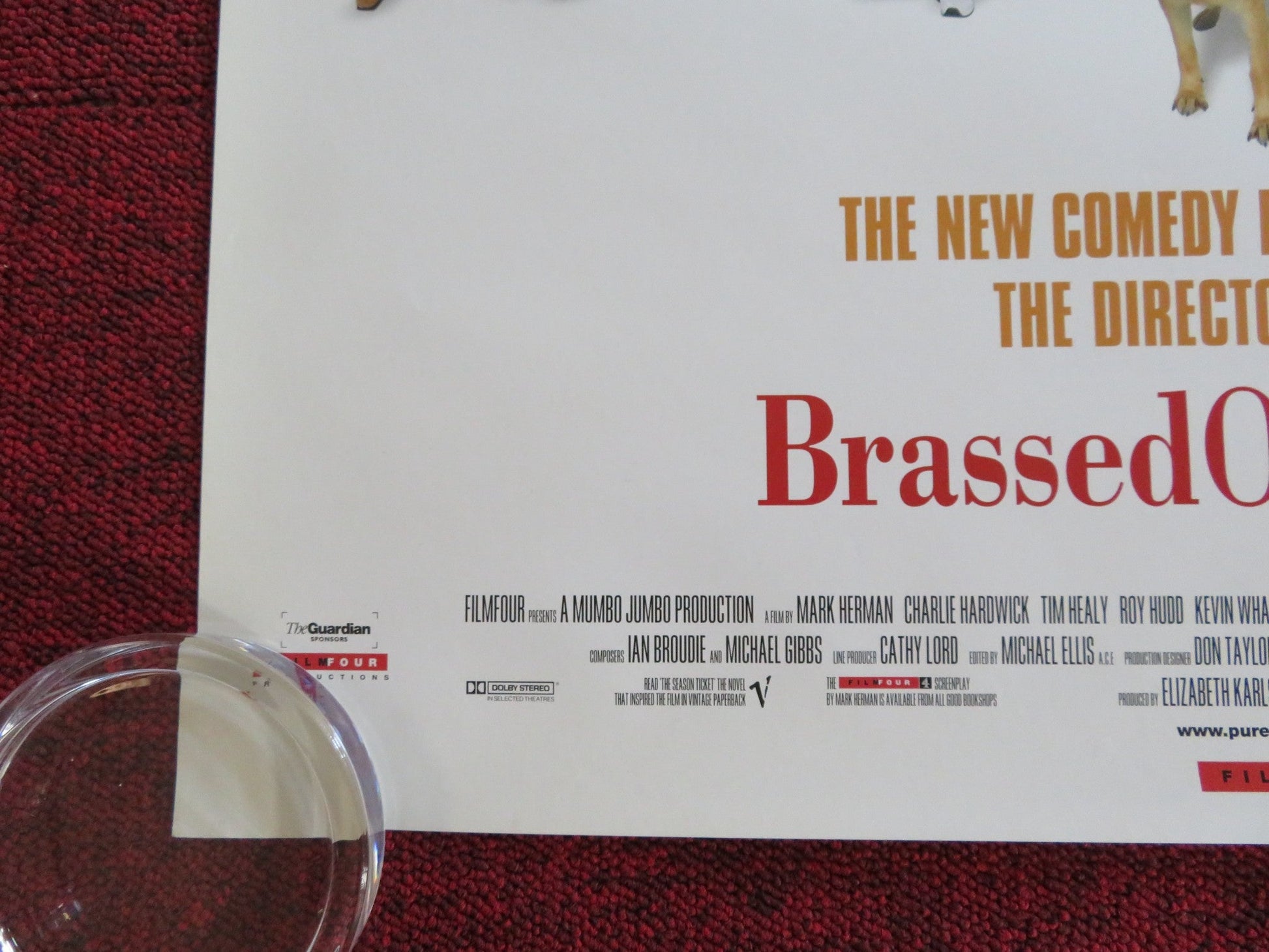 PURELY BELTER VHS VIDEO POSTER ROLLED CHRIS BEATTIE GREG MCLANE 2000 Rendezvous Cinema Movie posters