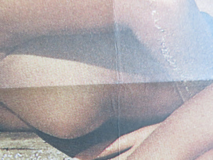 PUSLU GUNES TURKISH POSTER ROLLED BROOKE SHIELDS TIMOTHY DALTON 1989 Rendezvous Cinema Movie posters