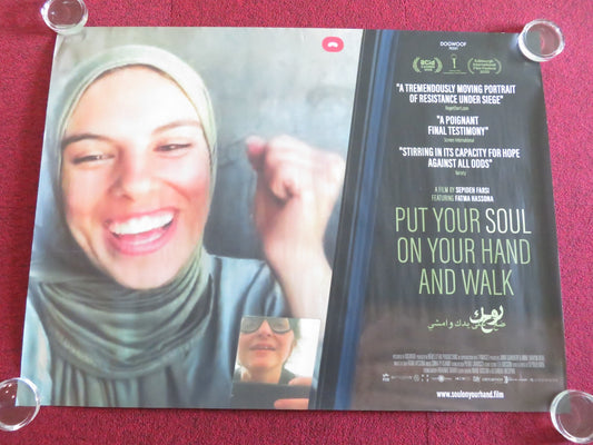 PUT YOUR SOUL ON YOUR HAND AND WALK UK QUAD ROLLED POSTER SEPIDEH FARSI 2025 - Rendezvous Cinema