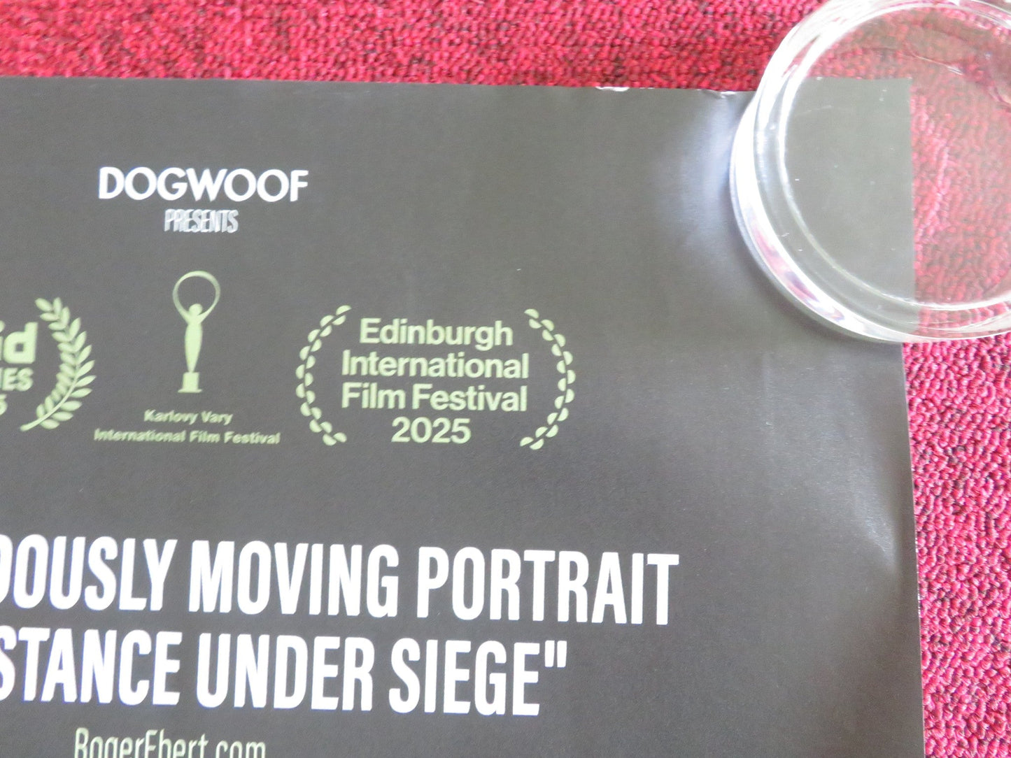 PUT YOUR SOUL ON YOUR HAND AND WALK UK QUAD ROLLED POSTER SEPIDEH FARSI 2025 - Rendezvous Cinema