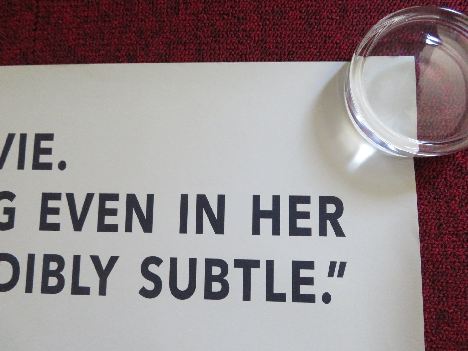 PUZZLE UK QUAD ROLLED POSTER KELLY MACDONALD DAVID DENMAN 2018 Rendezvous Cinema Movie posters