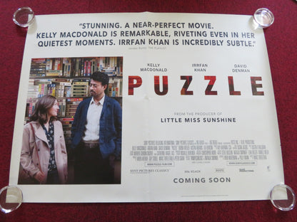 PUZZLE UK QUAD ROLLED POSTER KELLY MACDONALD DAVID DENMAN 2018 Rendezvous Cinema Movie posters
