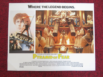 PYRAMID OF FEAR/ YOUNG SHERLOCK HOLMES US LOBBY CARD FULL SET NICHOLAS ROWE 1985 Rendezvous Cinema Movie posters