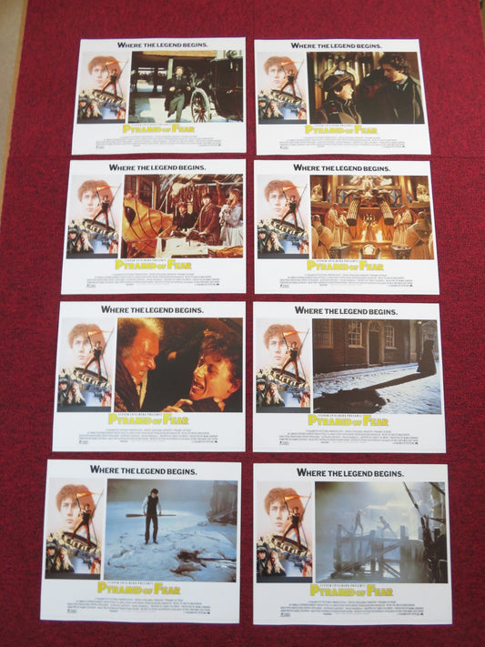 PYRAMID OF FEAR/ YOUNG SHERLOCK HOLMES US LOBBY CARD FULL SET NICHOLAS ROWE 1985 Rendezvous Cinema Movie posters