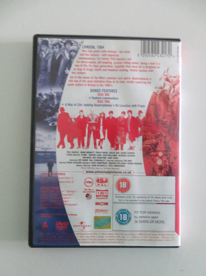QUADROPHENIA - 2 DISC SPECIAL EDITION (DVD) PHIL DANIELS 1979 REGION 2,4,5 Movie posters