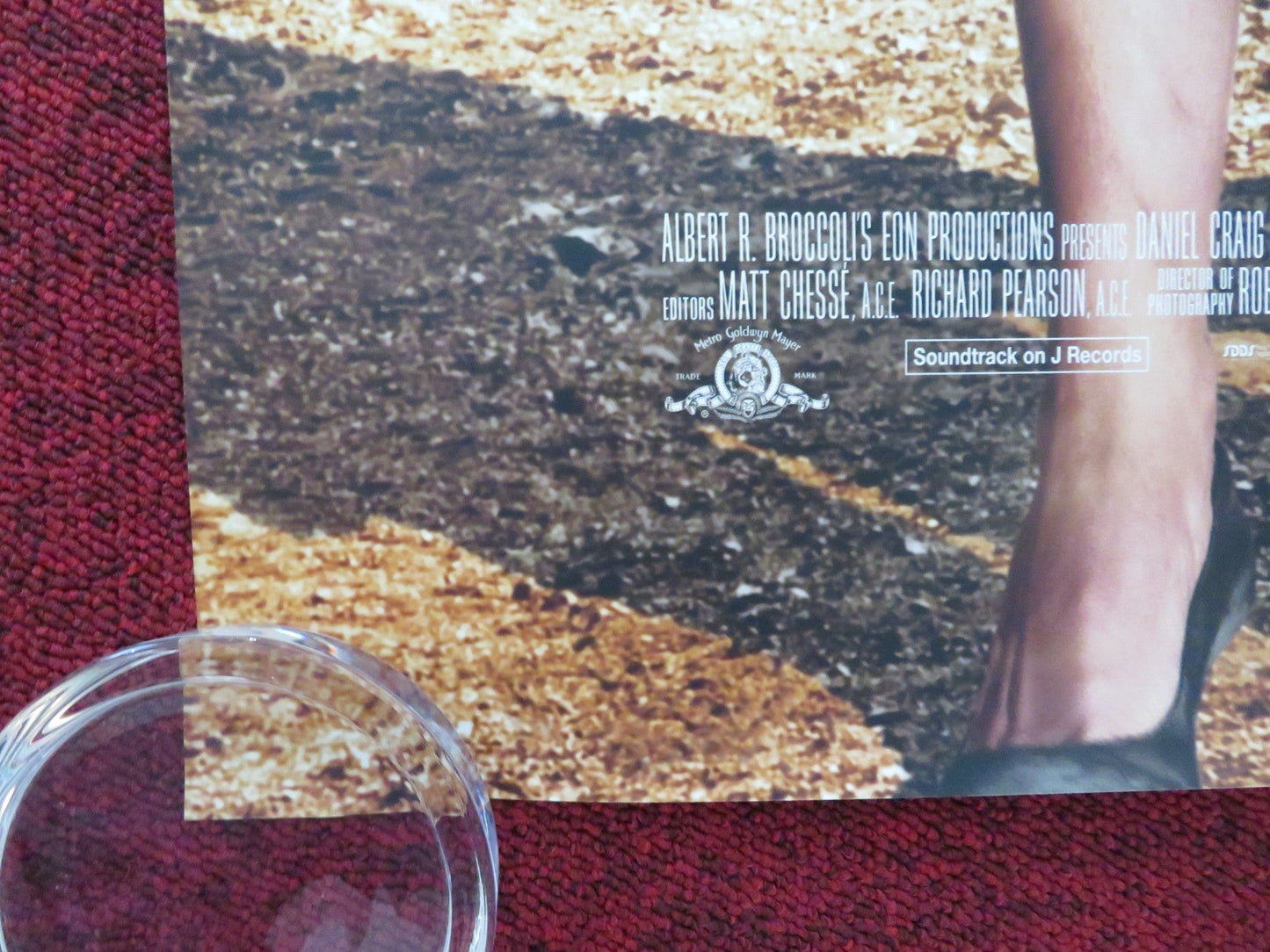 QUANTUM OF SOLACE US ONE SHEET ROLLED POSTER 007 JAMES BOND DANIEL CRAIG 2008 Movie posters