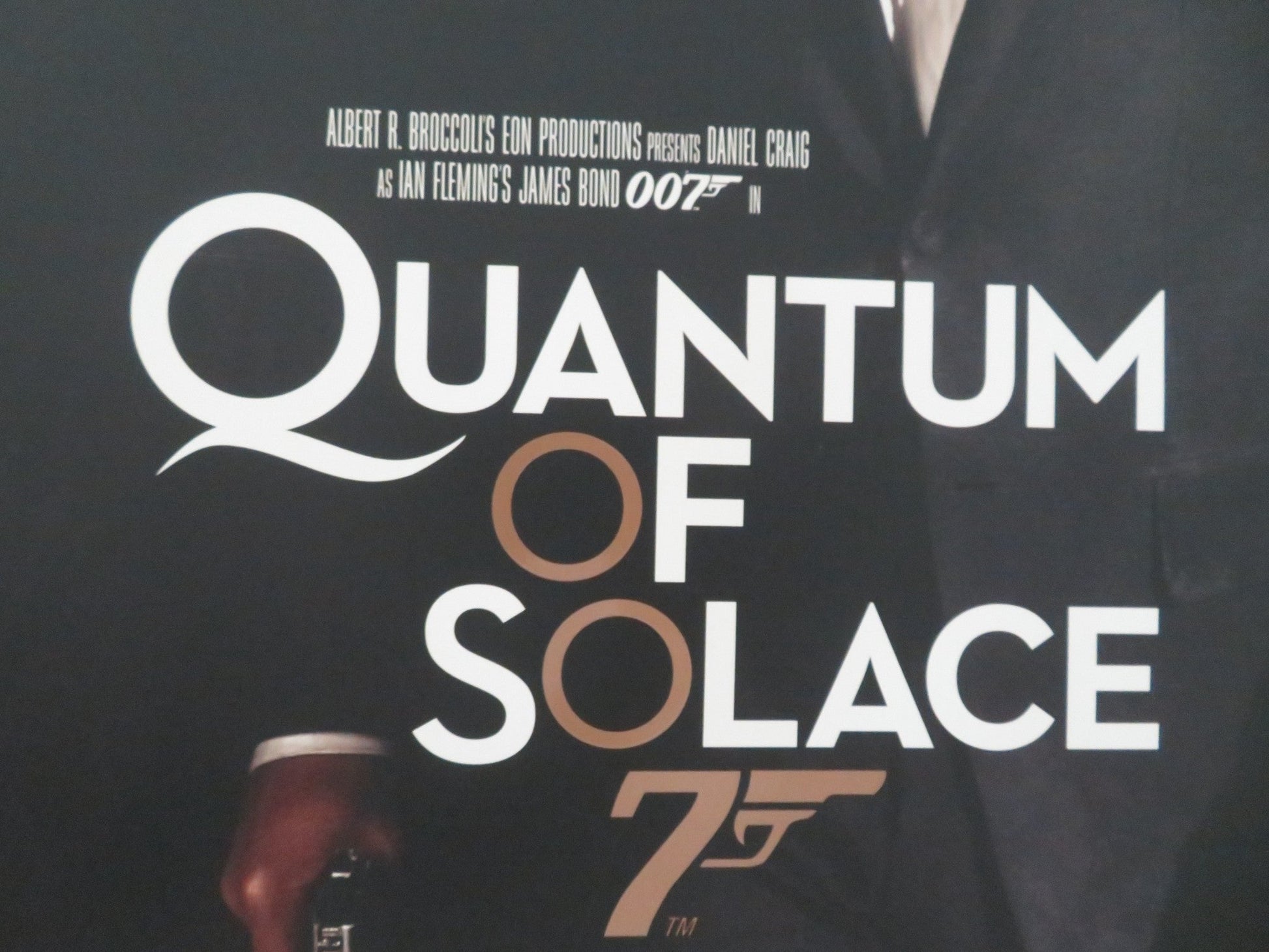 QUANTUM OF SOLACE US ONE SHEET ROLLED POSTER 007 JAMES BOND DANIEL CRAIG 2008 Movie posters