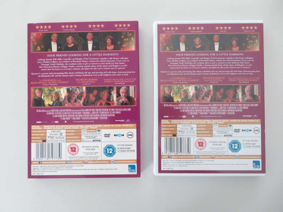 Quartet - B (DVD) Maggie Smith Michael Gambon Billy Connolly 2012 Region 2 Movie posters