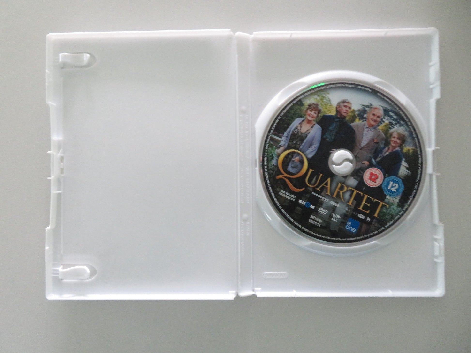 Quartet (DVD) Maggie Smith Michael Gambon 2012 Region 2 Movie posters