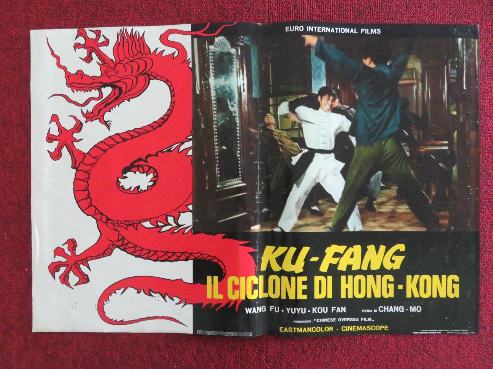 QUEEN BOXER - A ITALIAN FOTOBUSTA POSTER LING CHIA CHUN YANG 1973 Rendezvous Cinema Movie posters