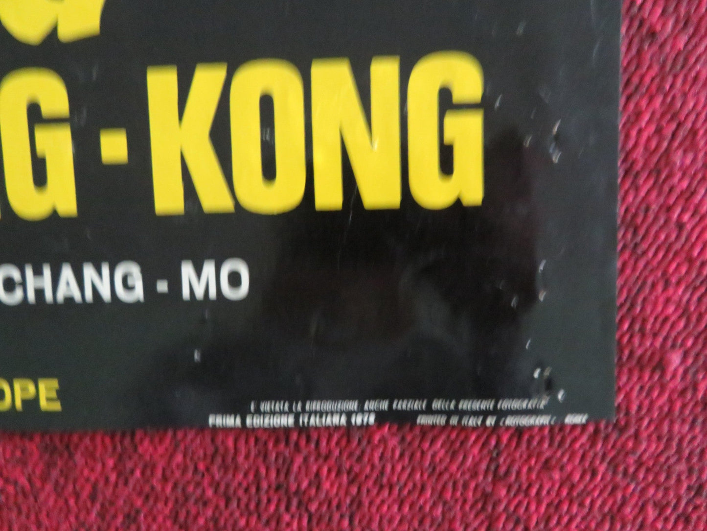 QUEEN BOXER - B ITALIAN FOTOBUSTA POSTER LING CHIA CHUN YANG 1973 Rendezvous Cinema Movie posters