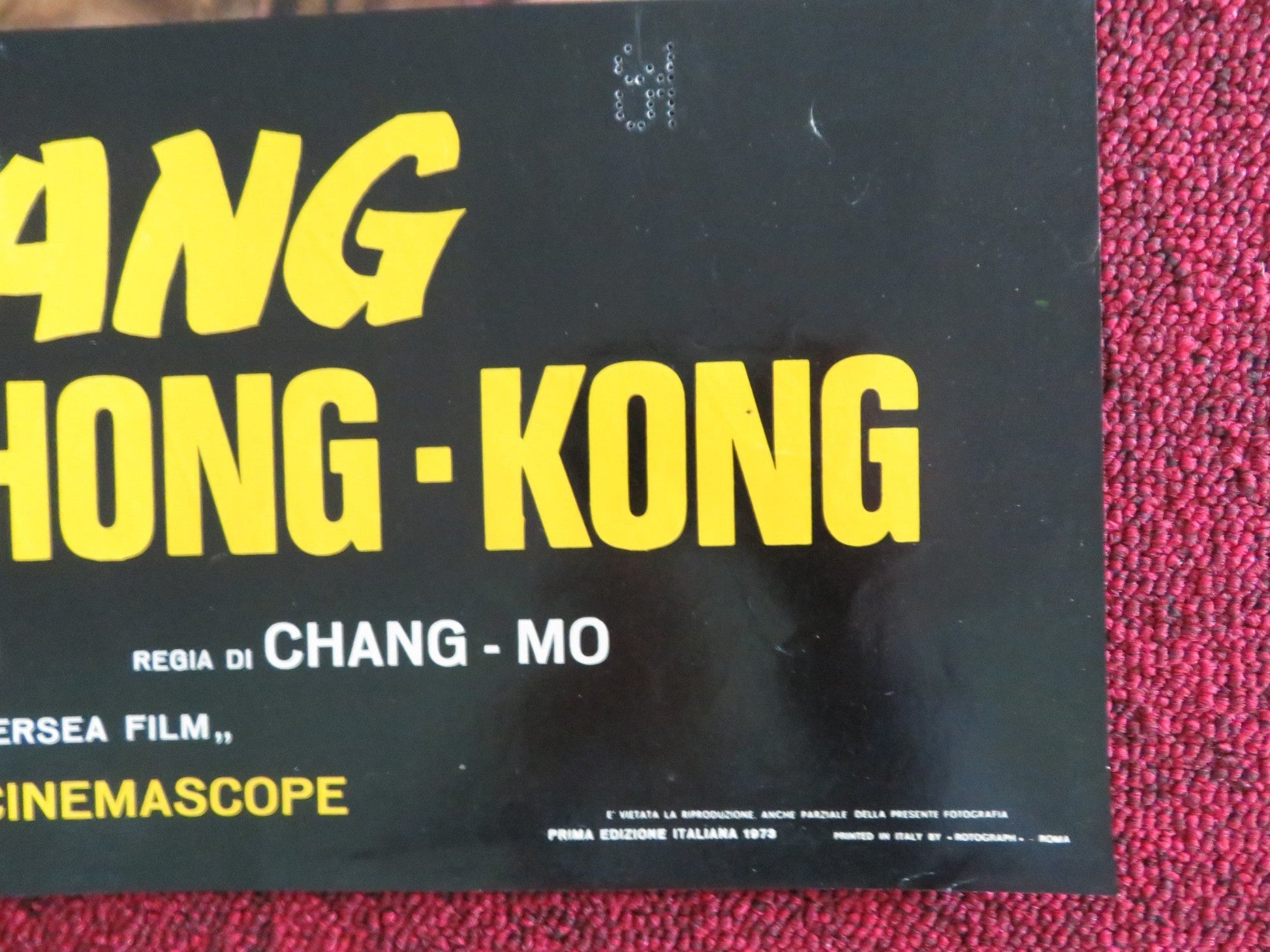 QUEEN BOXER - D ITALIAN FOTOBUSTA POSTER LING CHIA CHUN YANG 1973 Rendezvous Cinema Movie posters