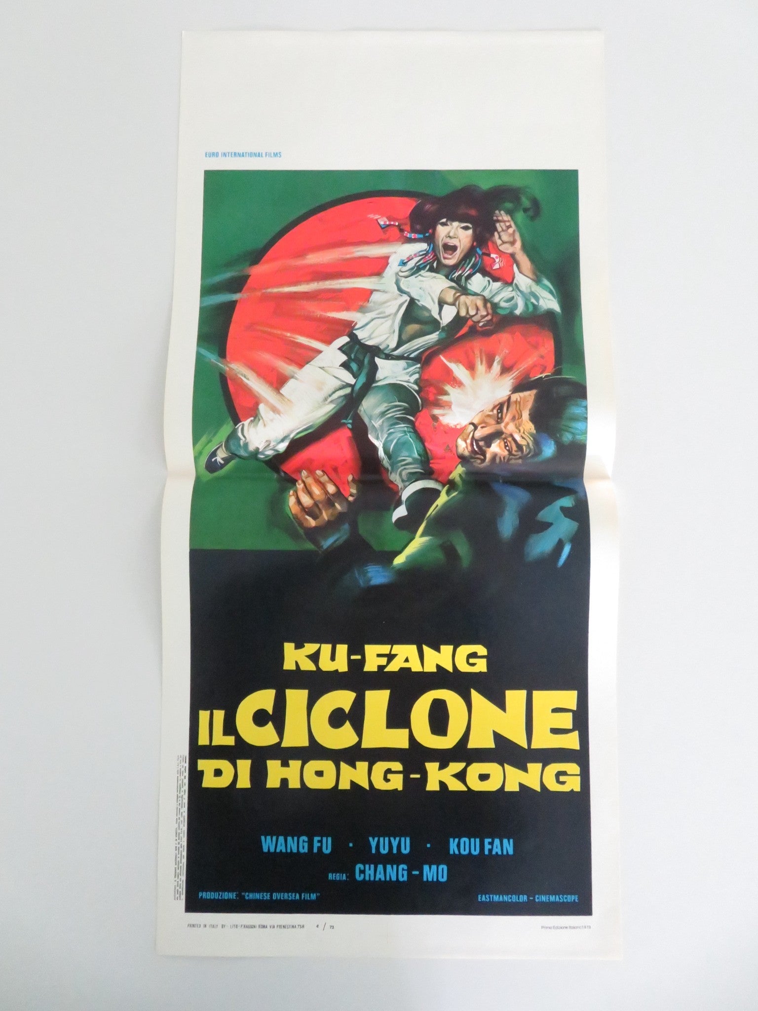 QUEEN BOXER ITALIAN LOCANDINA POSTER LING CHIA WANG FU 1973 Movie posters