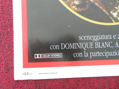 QUEEN MARGOT ITALIAN FOGLIO POSTER ISABELLE ADJANI DANIEL AUTEUIL 1994 Movie posters