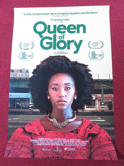 QUEEN OF GLORY US ONE SHEET ROLLED POSTER NANA MENSAH MADELINE WEINSTEIN 2021 Rendezvous Cinema Movie posters