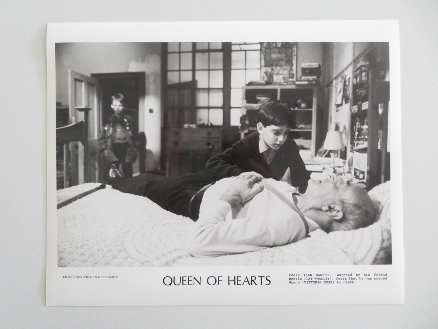 QUEEN OF HEARTS - B MOVIE STILL PHOTO LOT OF 10 VITTORIO DUSE JOSEPH LONG 1989 Movie posters