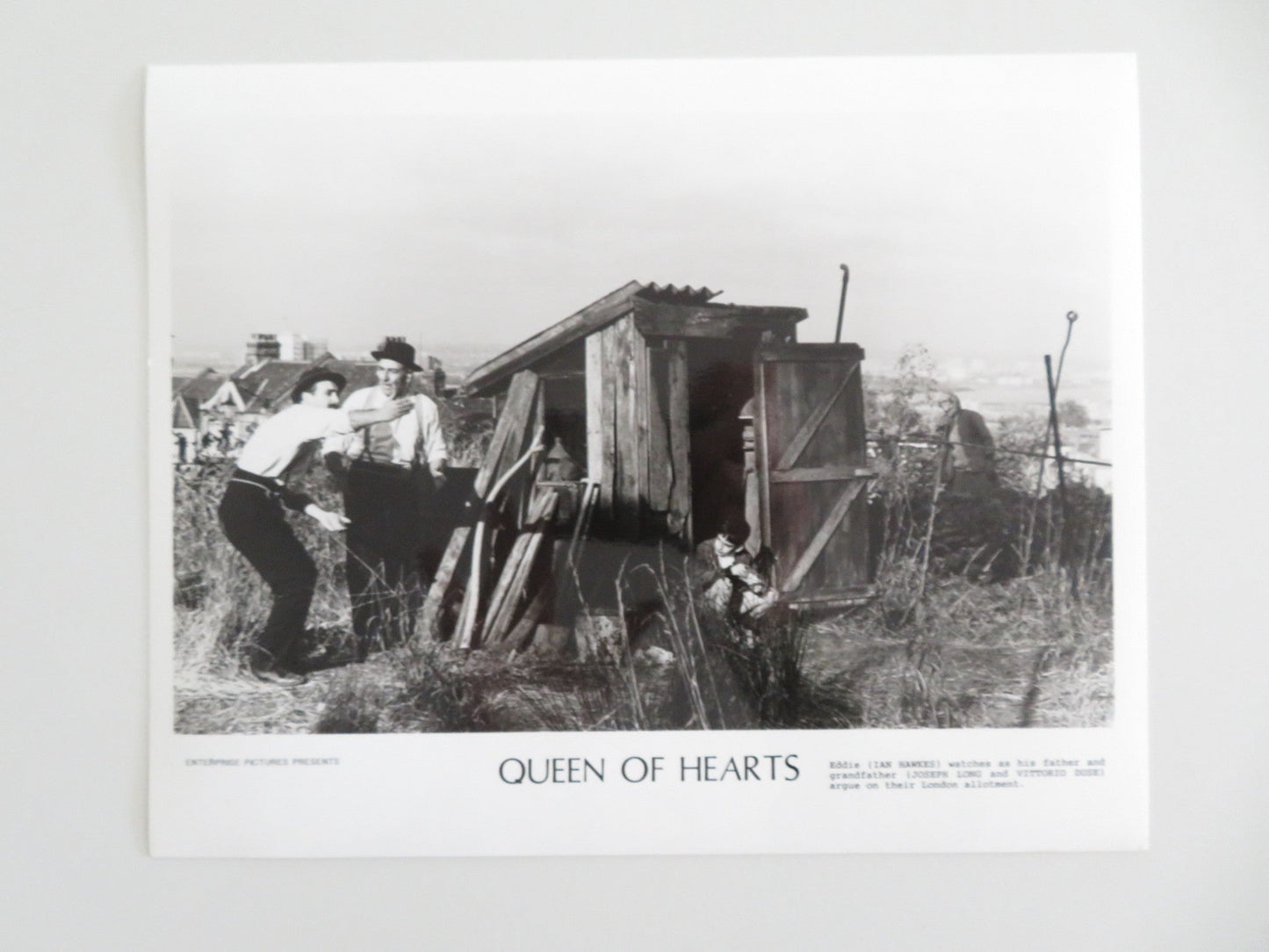 QUEEN OF HEARTS - B MOVIE STILL PHOTO LOT OF 10 VITTORIO DUSE JOSEPH LONG 1989 Movie posters