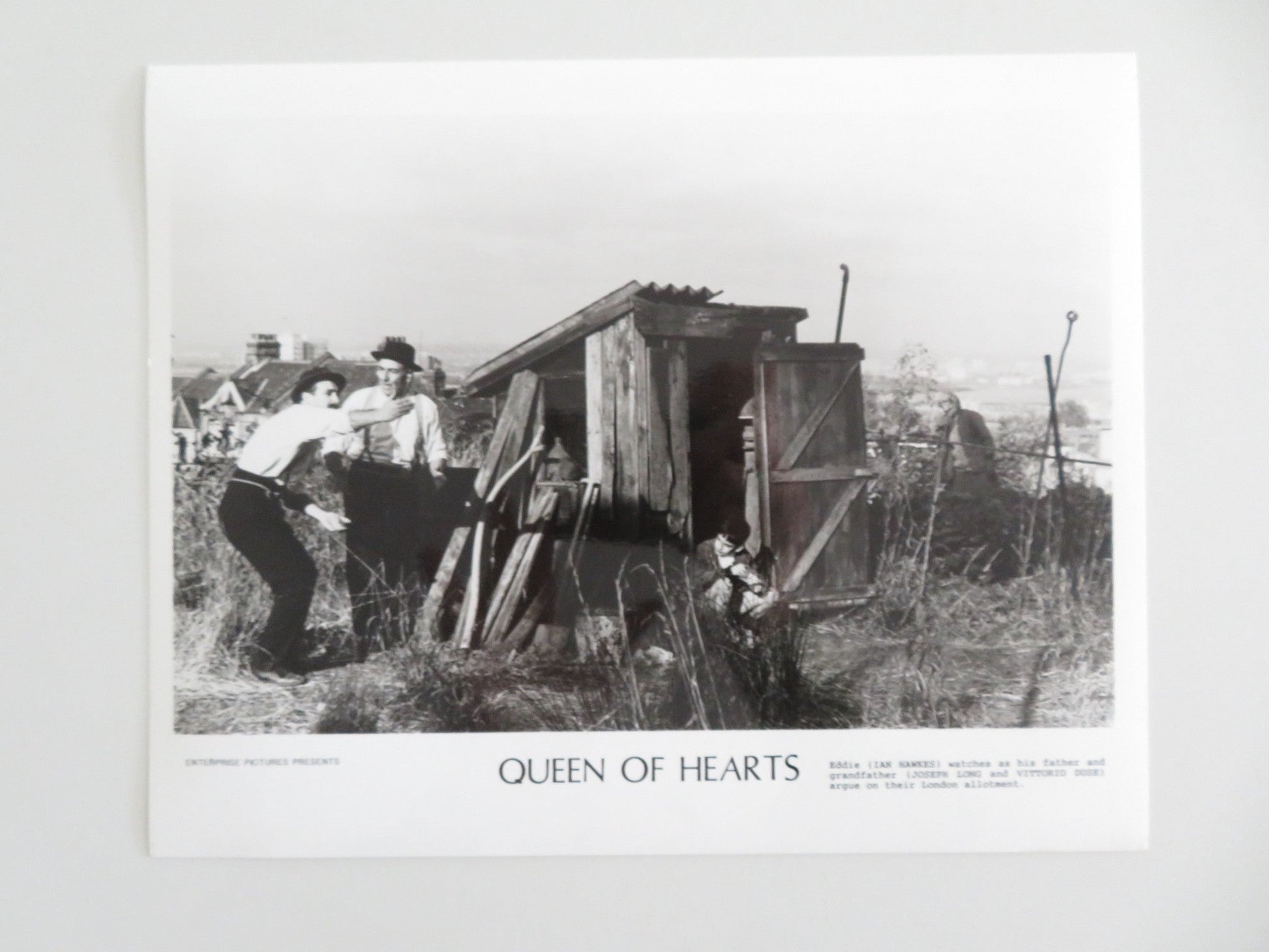 QUEEN OF HEARTS - B MOVIE STILL PHOTO LOT OF 10 VITTORIO DUSE JOSEPH LONG 1989 Movie posters