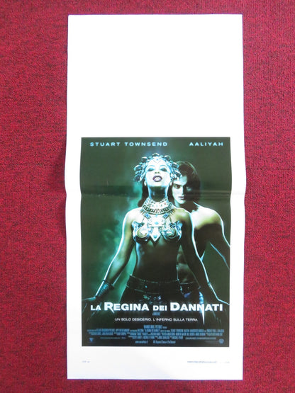 QUEEN OF THE DAMNED ITALIAN LOCANDINA POSTER AALIYAH STUART TOWNSEND 2002 Rendezvous Cinema Movie posters