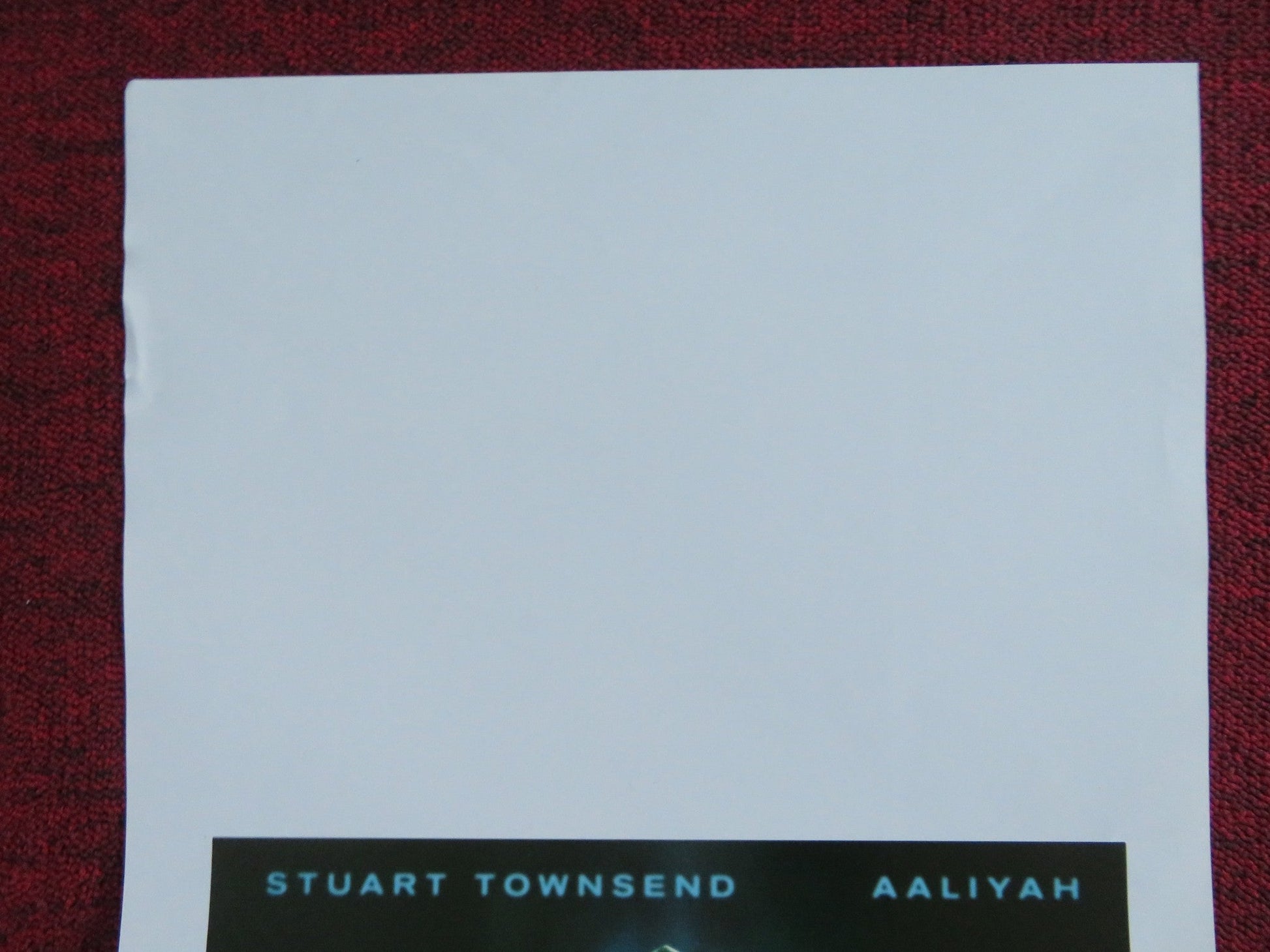 QUEEN OF THE DAMNED ITALIAN LOCANDINA POSTER AALIYAH STUART TOWNSEND 2002 Rendezvous Cinema Movie posters