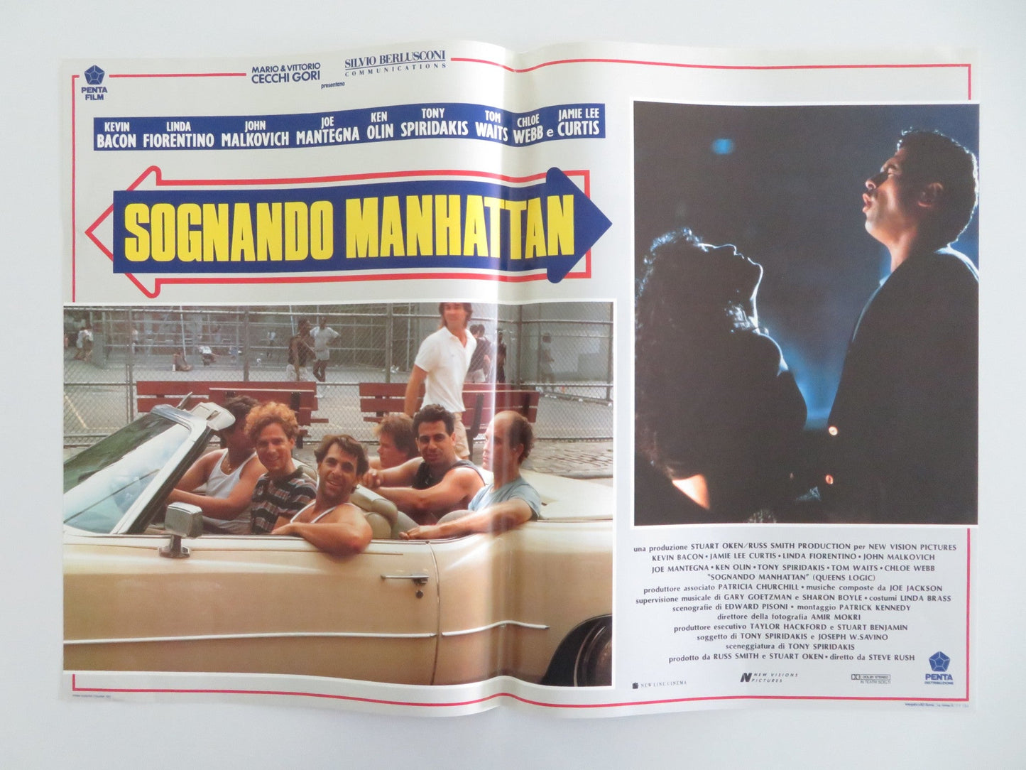 Queens Logic Italian Fotobusta Poster Kevin Bacon John Malkovich 1991 Movie posters